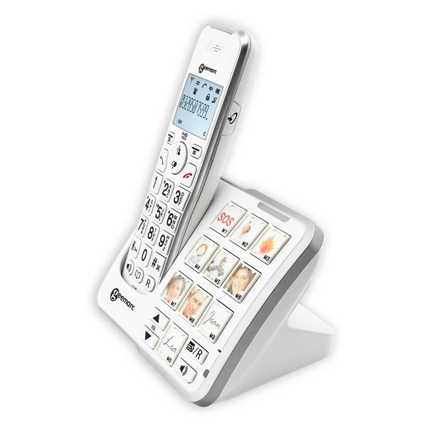 Geemarc AMPLIDECT COMBI-PHOTO 295 Schnurgebundenes Seniorentelefon