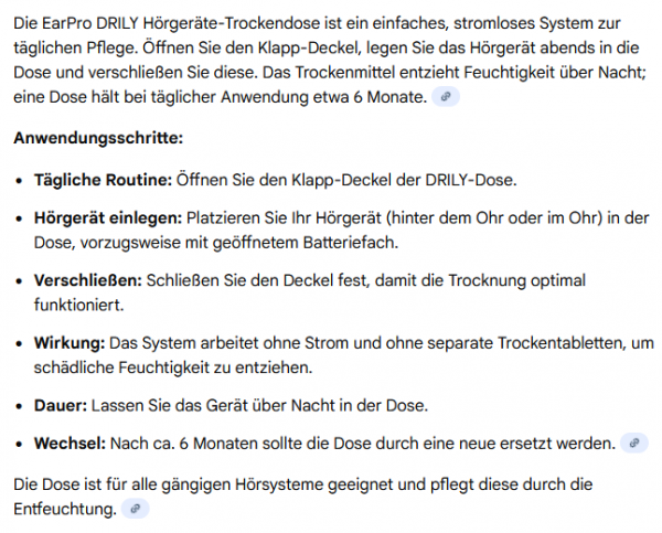 EarPro DRILY – Trockenbox im Sparset