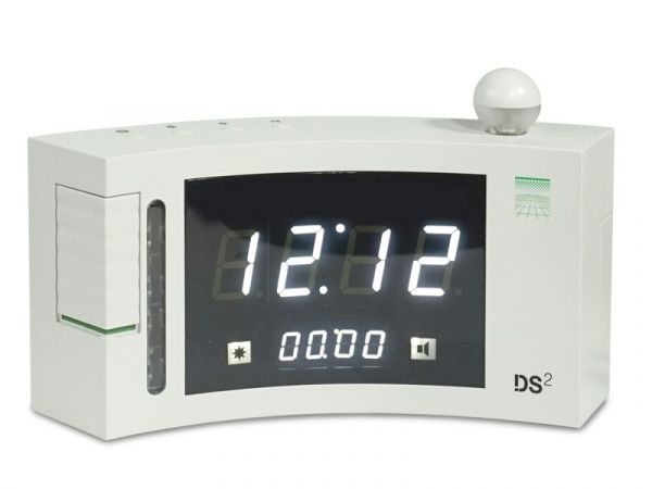 Humantechnik DS-2 Wecker für Schwerhörige und Gehörlose in weiss