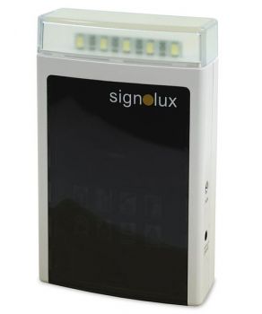 Empfänger S in weiß für die Humantechnik signolux Lichtsignalanlage