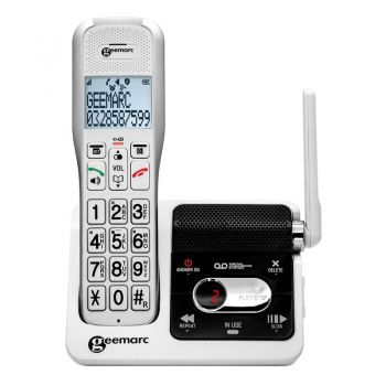 IAKEMIC Hause Anrufer ID Große Taste Corded Telefon für Gehör und